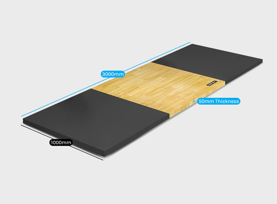 CORTEX 50mm Weightlifting Platform with Dual Density Mats 1M Set (1m x 3m) - FitnessProducts Plus
