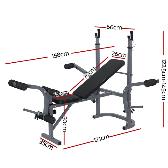 Everfit Weight Bench Folding Heavy Duty Bench Press Fitness Gym Equipment
