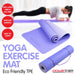 Powertrain Eco-Friendly TPE Pilates Exercise Yoga Mat 8mm - Light Purple - FitnessProducts Plus