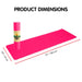 Powertrain Eco-Friendly TPE Pilates Exercise Yoga Mat 8mm - Pink - FitnessProducts Plus