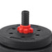 Dumbbells Barbell Weight Set 15KG Adjustable Rubber Home GYM Exercise Fitness - FitnessProducts Plus
