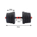 Dumbbells Barbell Weight Set 30KG Adjustable Rubber Home GYM Exercise Fitness - FitnessProducts Plus