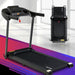 Everfit Electric Treadmill 48cm Incline Running Home Gym Fitness Machine Black - FitnessProducts Plus