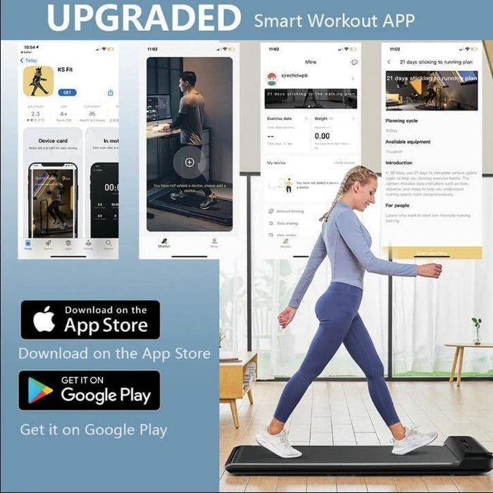 Sardine Sport C2 Foldable Portable Walking Pad Office Apartment Treadmill - Grey - FitnessProducts Plus