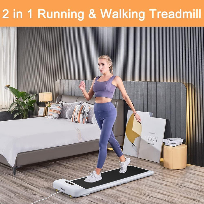 Sardine Sport C2 Foldable Portable Walking Pad Office Apartment Treadmill - White - FitnessProducts Plus