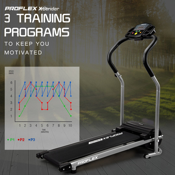 PROFLEX Mini Walking Electric Treadmill Compact Exercise Machine Fitness Equipment