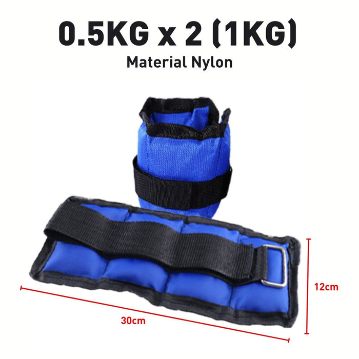 VERPEAK Nylon Ankle Weight 1kg (Bundle) FT-AW-102-OP
