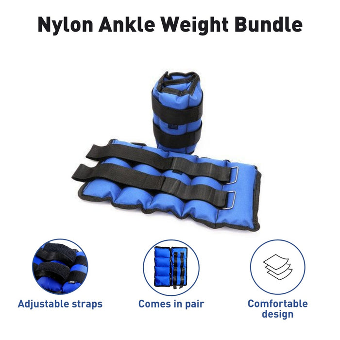 VERPEAK Nylon Ankle Weight 3kg (Bundle) FT-AW-104-OP