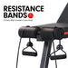 Powertrain Adjustable Incline Decline Exercise Bench Resistance Bands - FitnessProducts Plus