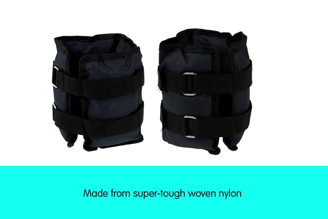 Powertrain 2x 2kg Lead-Free Ankle Weights - FitnessProducts Plus