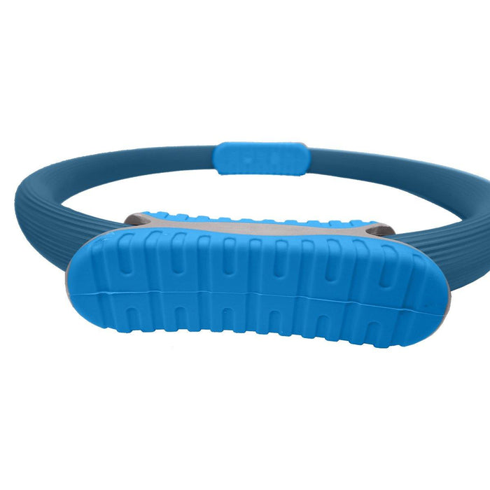 Powertrain Pilates Ring Band Yoga Home Workout Exercise Band Blue - FitnessProducts Plus