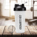 Powertrain 700ml Protein Shaker Bottle Water Sports Drink White - FitnessProducts Plus