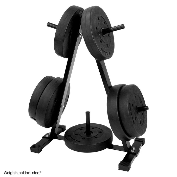 Powertrain Weight Plates Storage Home Gym Rack - FitnessProducts Plus