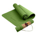 Powertrain Eco-Friendly TPE Yoga Pilates Exercise Mat 6mm - Green - FitnessProducts Plus